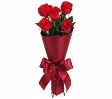 Букет 5 Красных роз Эдлесс Лав в Нижней Пойме