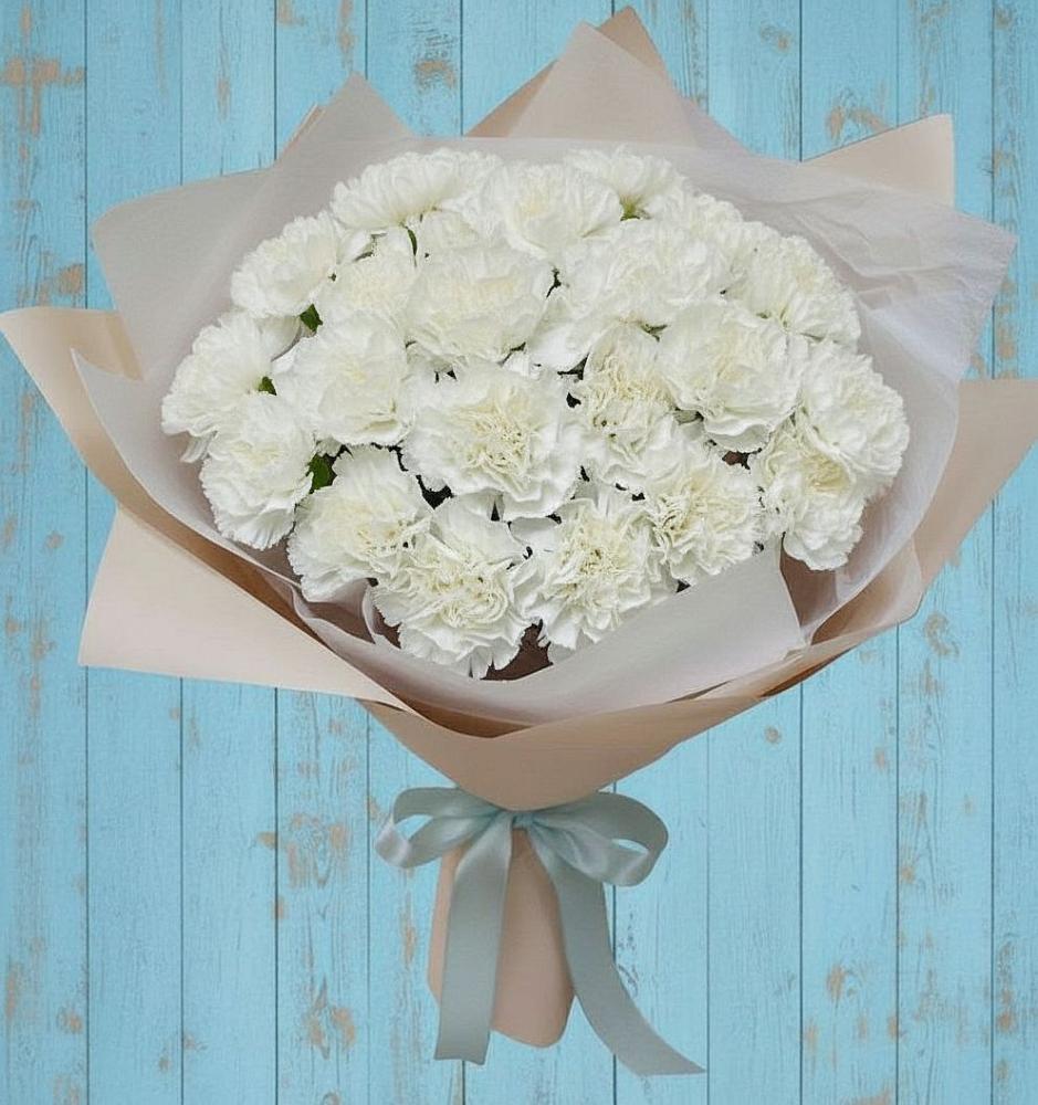 Букет цветов из: Гвоздики в Нижней Пойме