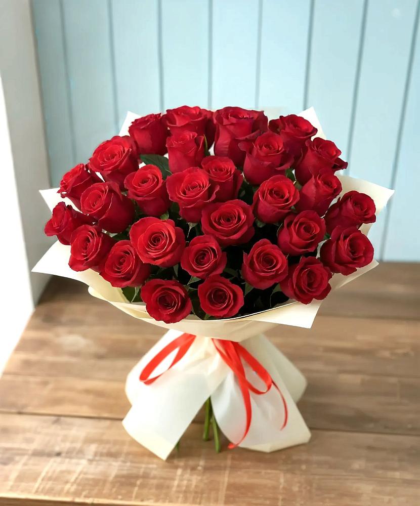 Букет 29 Красных роз в Нижней Пойме