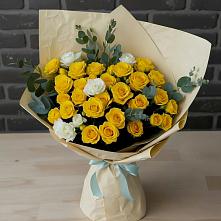 Букет цветов из:  Розы в Нижней Пойме