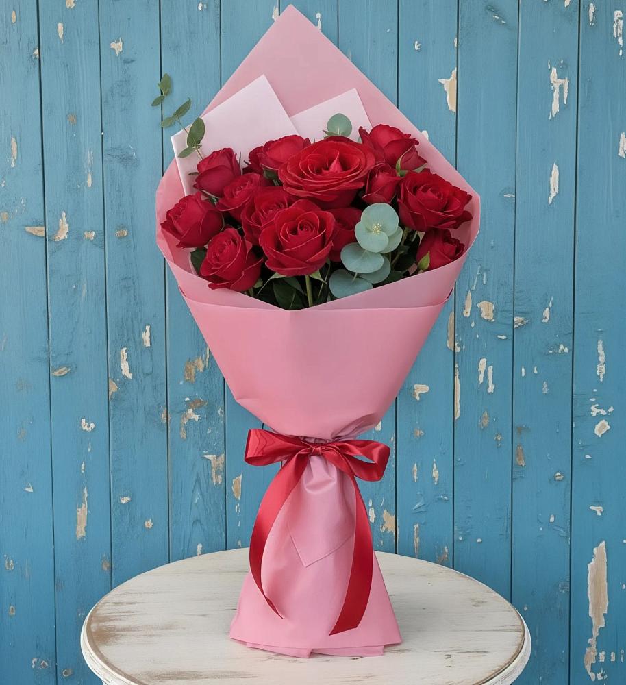 Букет цветов из: Розы в Нижней Пойме