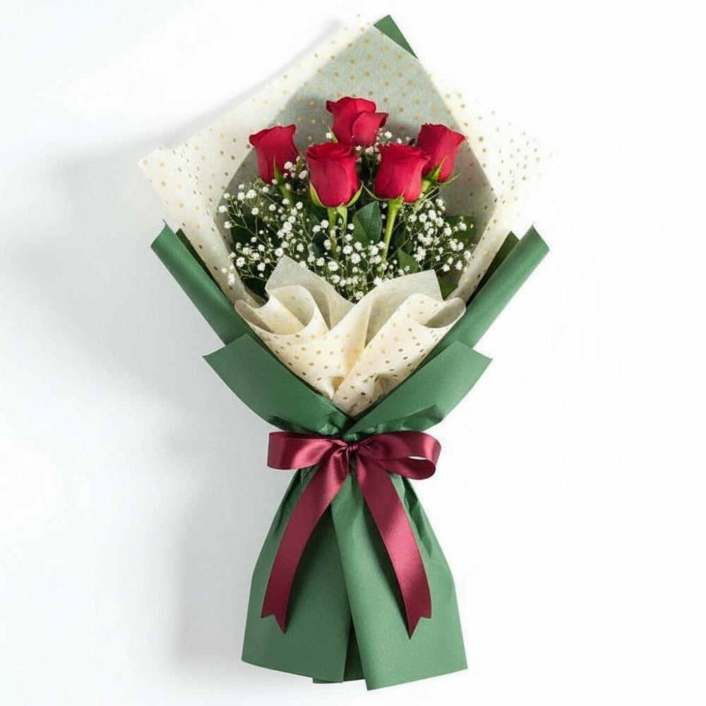 Букет цветов из: Розы в Нижней Пойме