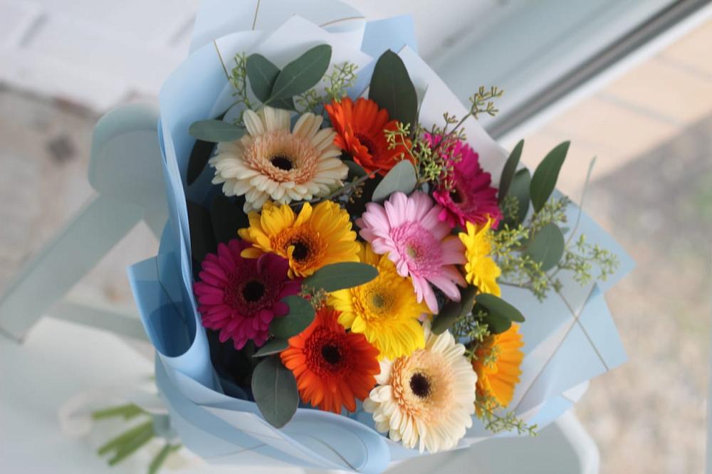 Букет цветов из: Герберы в Нижней Пойме