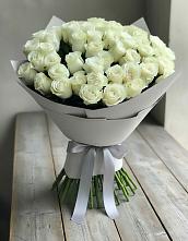 Букет 35 Белых роз в Нижней Пойме