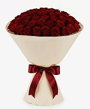 Букет 101 Бордовая роза Блэк Бакарра #REPLACE_PRED# Нижней Пойме