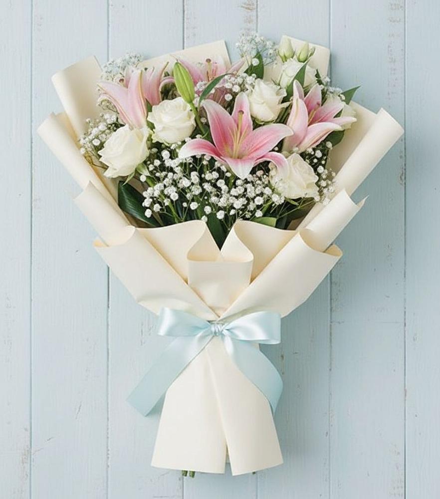 Букет цветов из: Лилии в Нижней Пойме