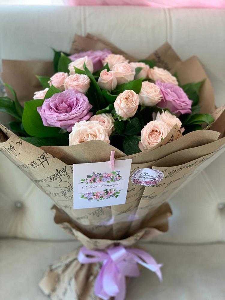 Букет цветов из: Розы в Нижней Пойме