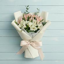 Букет цветов из:  Альстромерии в Нижней Пойме