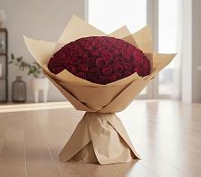 Букет 101 Красная роза в Нижней Пойме
