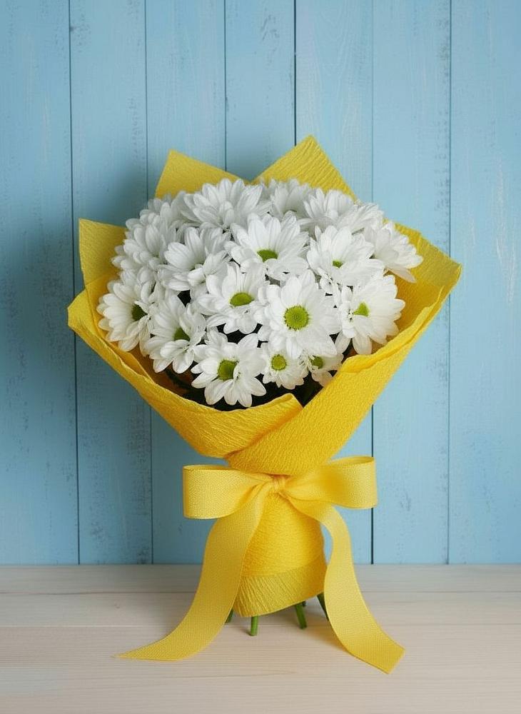 Букет цветов из: Хризантемы в Нижней Пойме