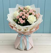 Букет цветов из:  Розы в Нижней Пойме