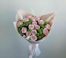 Букет цветов из:  Розы и Хризантемы в Нижней Пойме