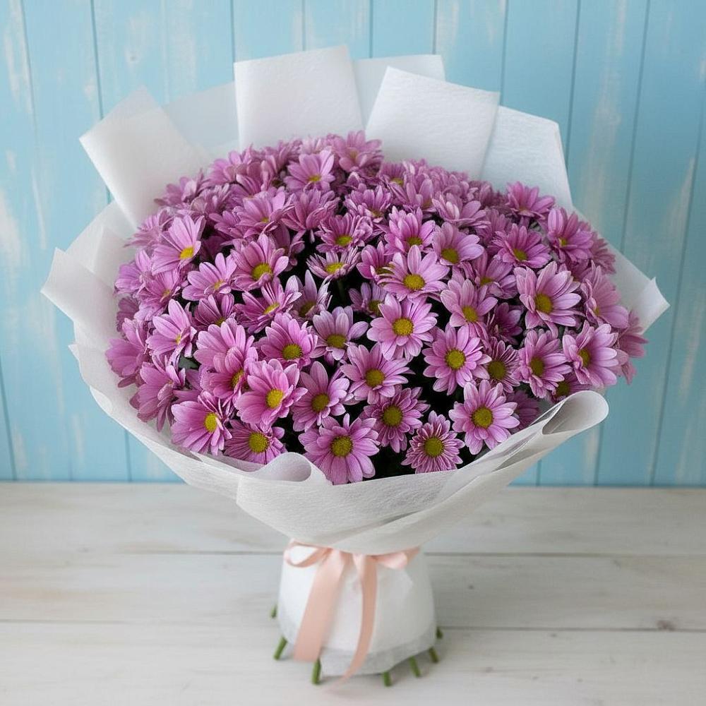 Букет цветов из: Хризантемы в Нижней Пойме
