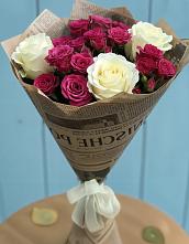 Букет цветов из:  Розы в Нижней Пойме