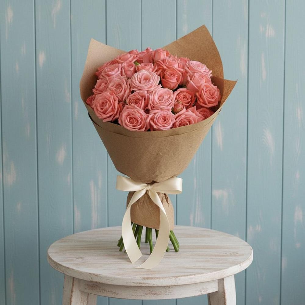 Букет цветов из: Розы в Нижней Пойме