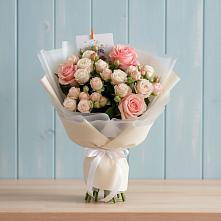 Букет цветов из:  Розы в Нижней Пойме