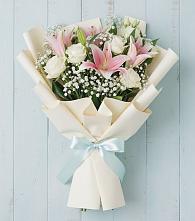 Букет цветов из:  Лилии в Нижней Пойме