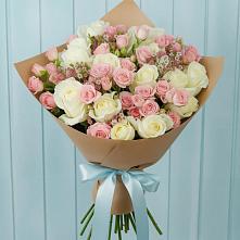 Букет цветов из:  Розы в Нижней Пойме