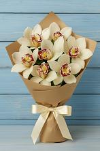 Букет цветов из:  Орхидеи и Розы в Нижней Пойме